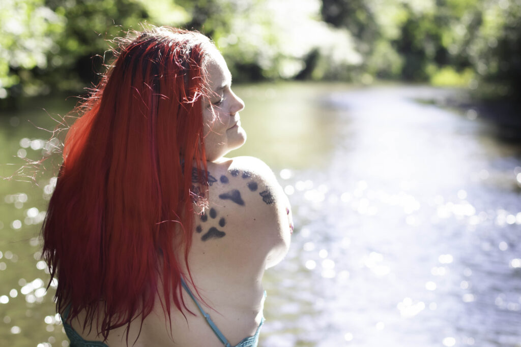 water boudoir photography