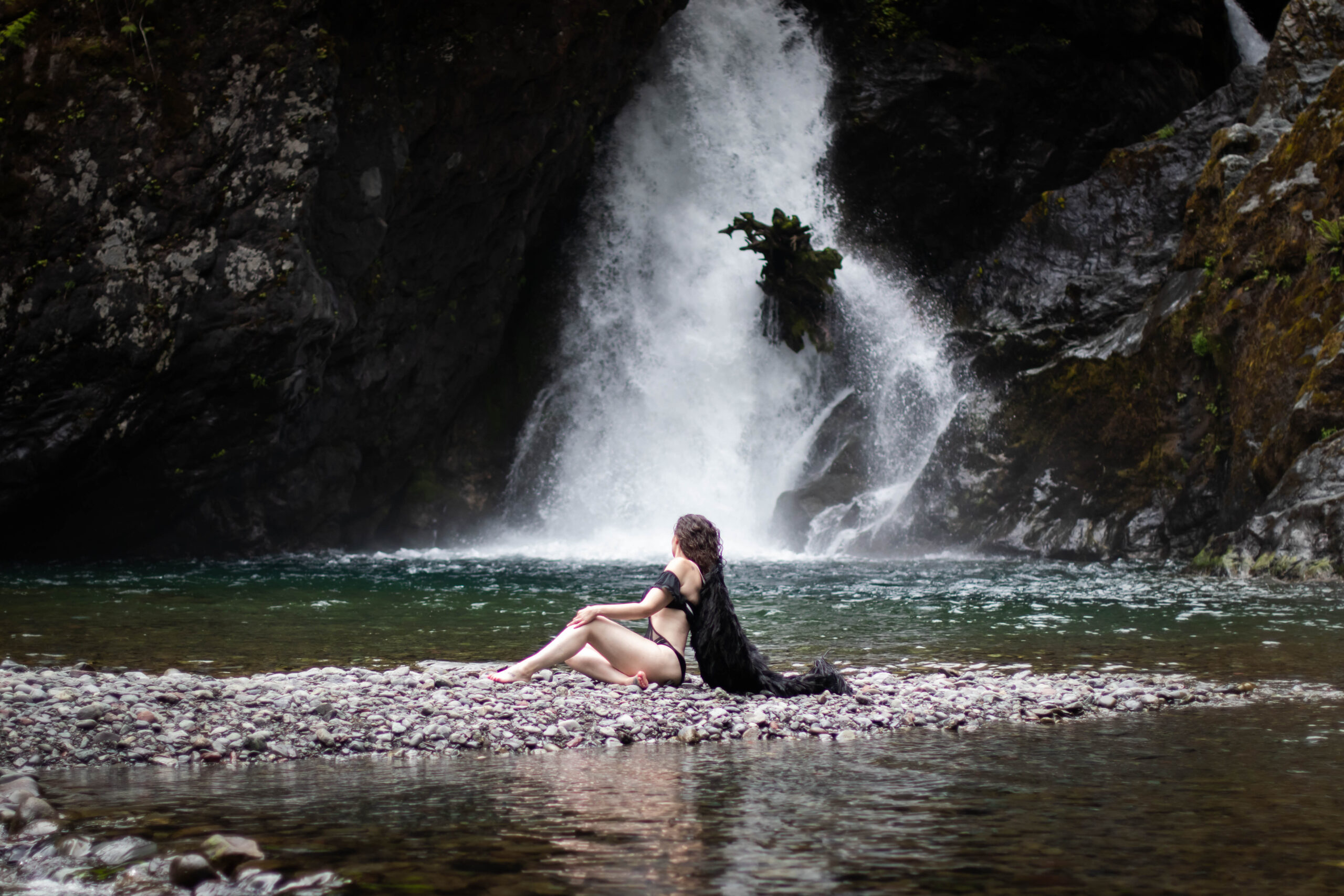 Waterfall Boudoir Session