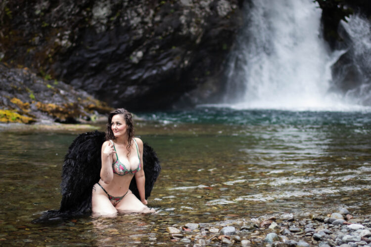 Waterfall Boudoir Session