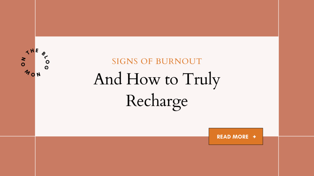 signs of burnout